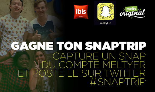 melty_SnapTrip's tweet photo. Vous avez jusqu'à 18h ce soir pour tenter de gagner votre #SnapTrip à Barcelone sur le snap meltyfr ! http://t.co/pG7APAfUSc