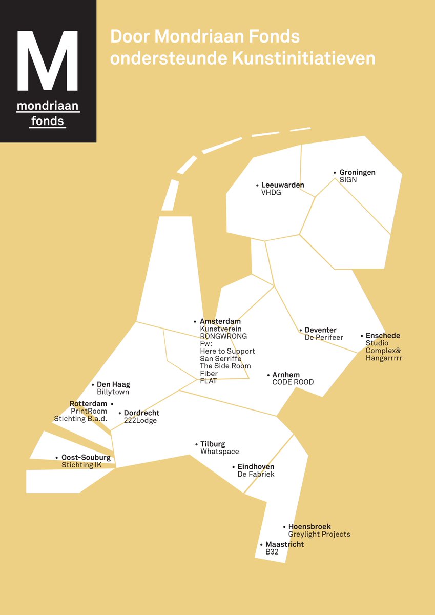Nieuwe werkbijdrage voor 22 kunstinitiatieven voor beeldende kunst verspreid over Nederland. bit.ly/1fbTvWH