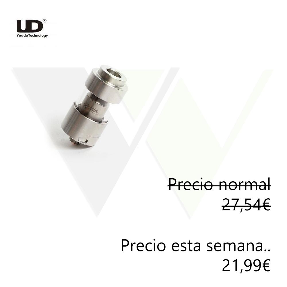 Oferta en atomizador Goblin esta semana, de 27,54€ a 21,99€. Increíble atomizador reparable con 3 ml de capacidad.