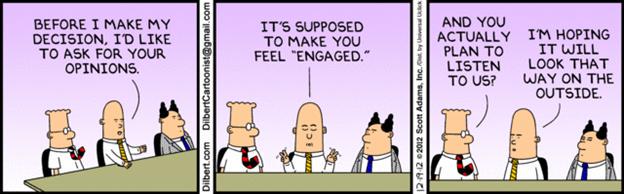 AIRCPCE's tweet image. .@pdardess shared this Dilbert cartoon as an example of what NOT to do with #patientengagement #PFEroadmap #ARM15