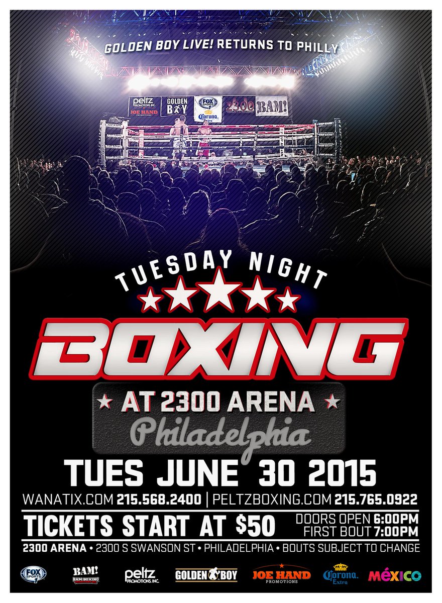 JoeHandPromo's tweet photo. Thanks @keystonebox for help on the #June30 show at the @2300Arena in #SouthPhilly feat. very talented #DCFighters! http://t.co/NI8rQumRXA