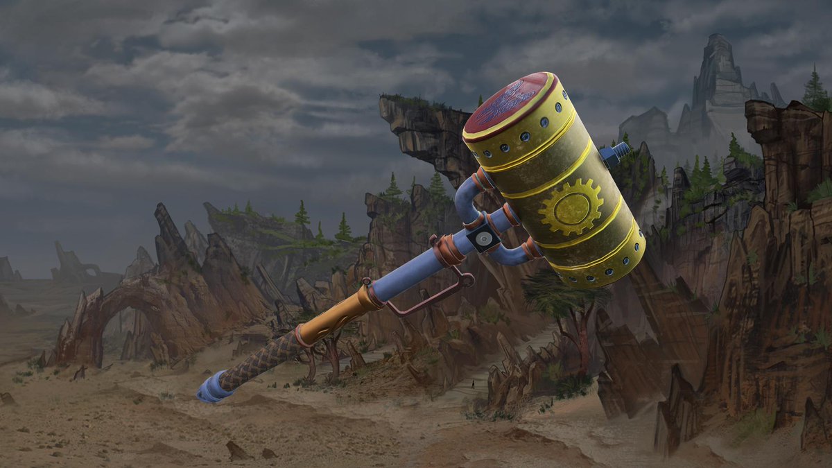 samartha_ingle's tweet image. Steampunk Hammer
-PBR
-HQ model
-4K textures
#gamedev #indiegamedev #gamedevology #gameart #3Dart #screenshotsaturday