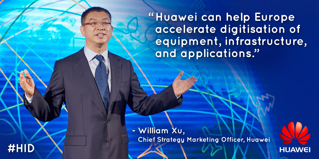 Huawei's tweet photo. Huawei's working w/ European industries to accelerate digitization, Innovation Day 2015 #HID: http://t.co/5sOUrdb0HD http://t.co/xdOUXyoj10