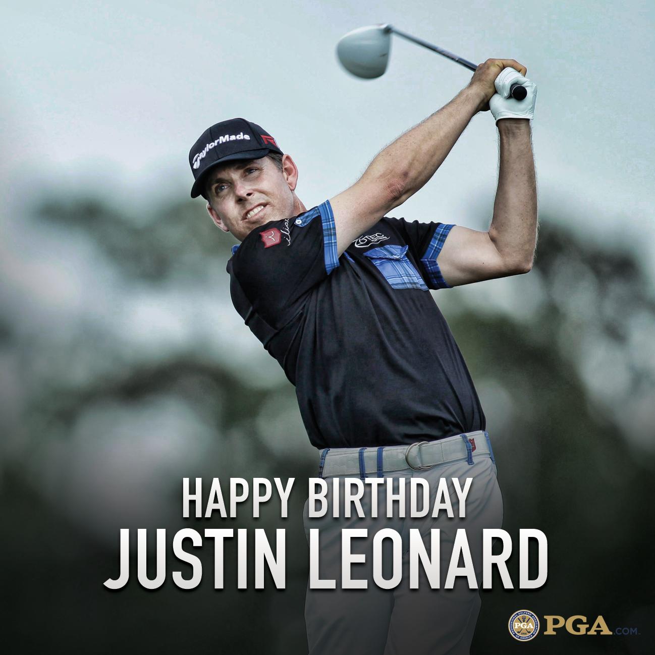 Happy 43rd birthday to 1997 Open Championship winner Justin Leonard. 