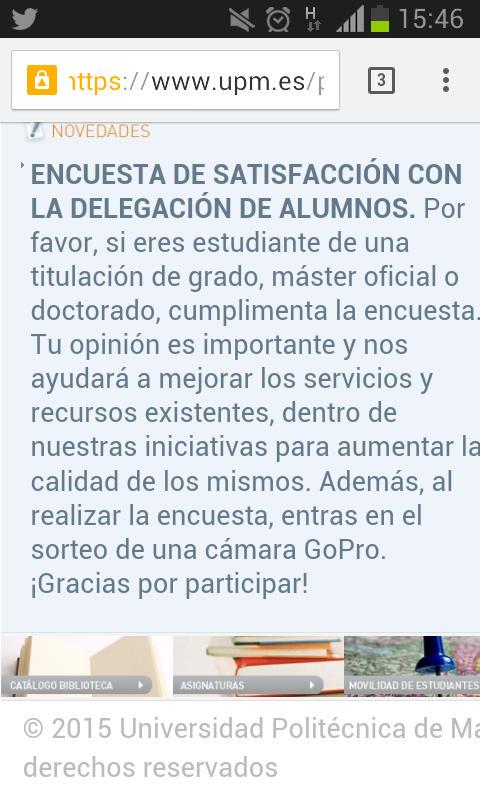 TelekoUtil_Sur's tweet photo. Porque tu opinión cuenta: Encuesta de Satisfaccion con Delegación de Alumn@s en politécnica virtual  @dalum_etsist http://t.co/0GvWeRvFZC