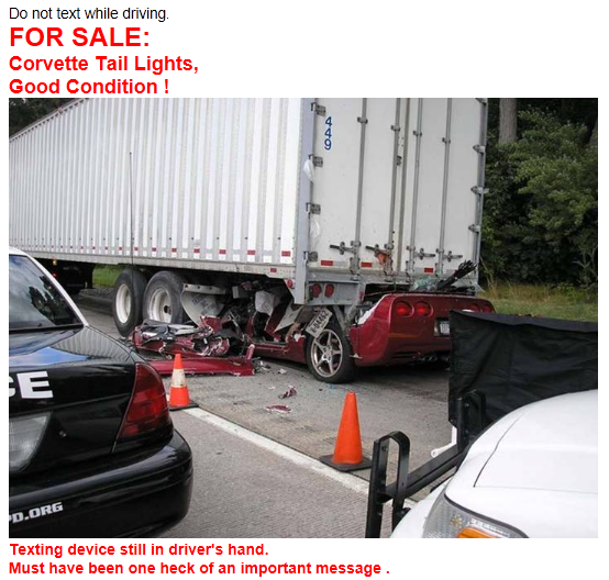 DRPSEastDiv's tweet photo. Distracted Driving Ticket tough on you ?
Next of Kin notification is tougher !
Don't #TextDRIVE #DRPS @DRPSEastDiv http://t.co/m8mhuFJocQ