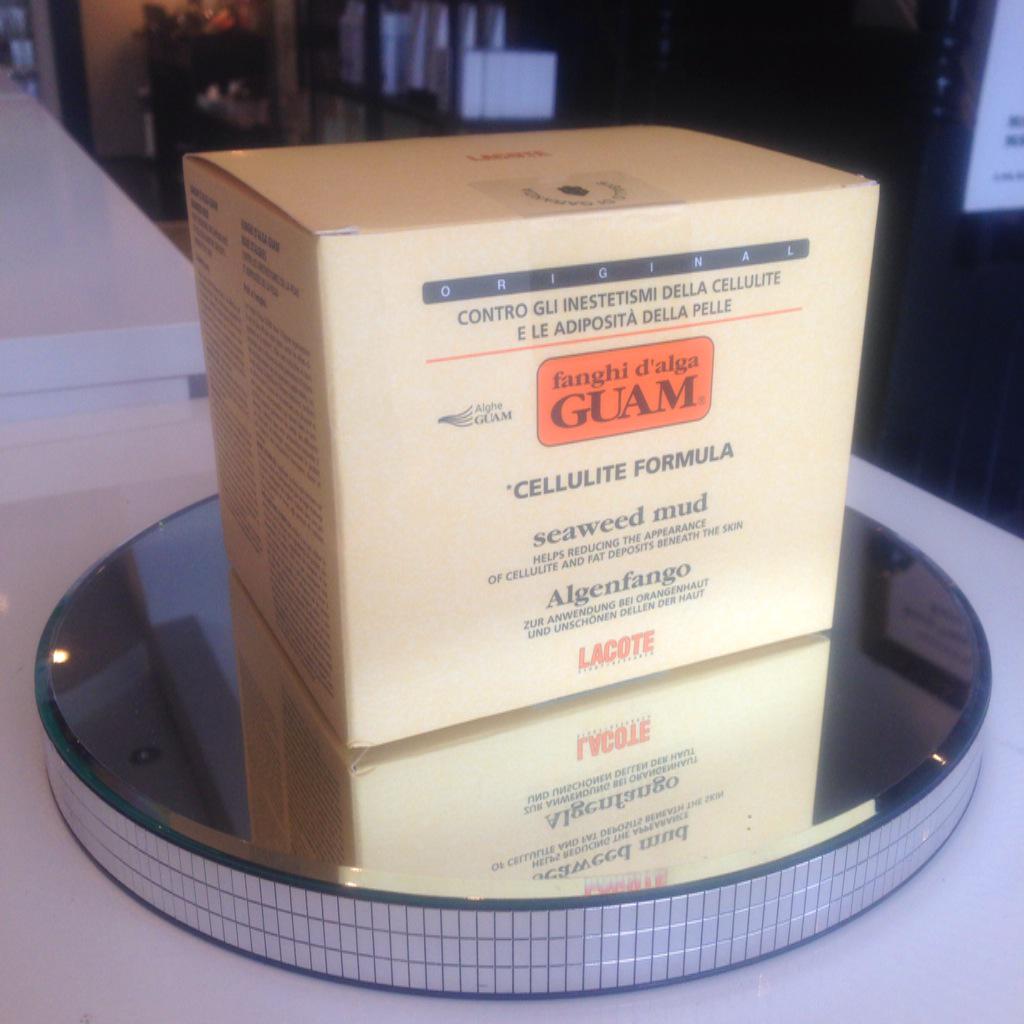 New in by popular demand! #guam is here! Solving #cellulite with the seaweed mud wraps, scrubs and creams 👍 #mudwrap