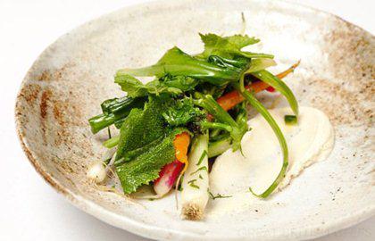 gbchefs's tweet image. .@ChrisHruskova's summer vegetables with smoked cheese and herbs makes a delicious lunch togbc.com/14PNc59