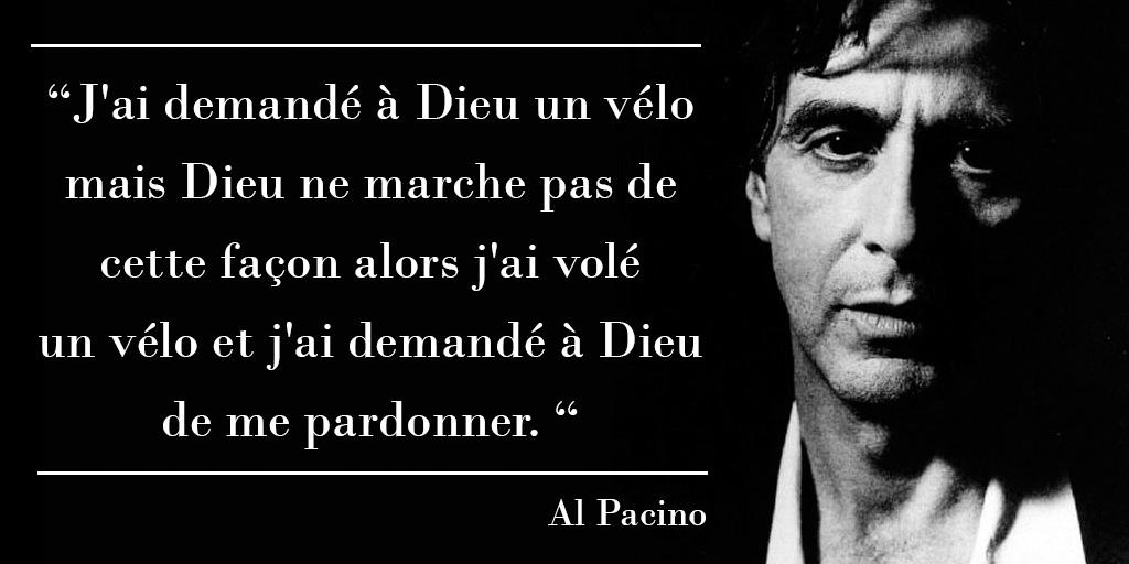 Paramount Channel on Twitter &quot;Al Pacino &quot;J�ai demandé à