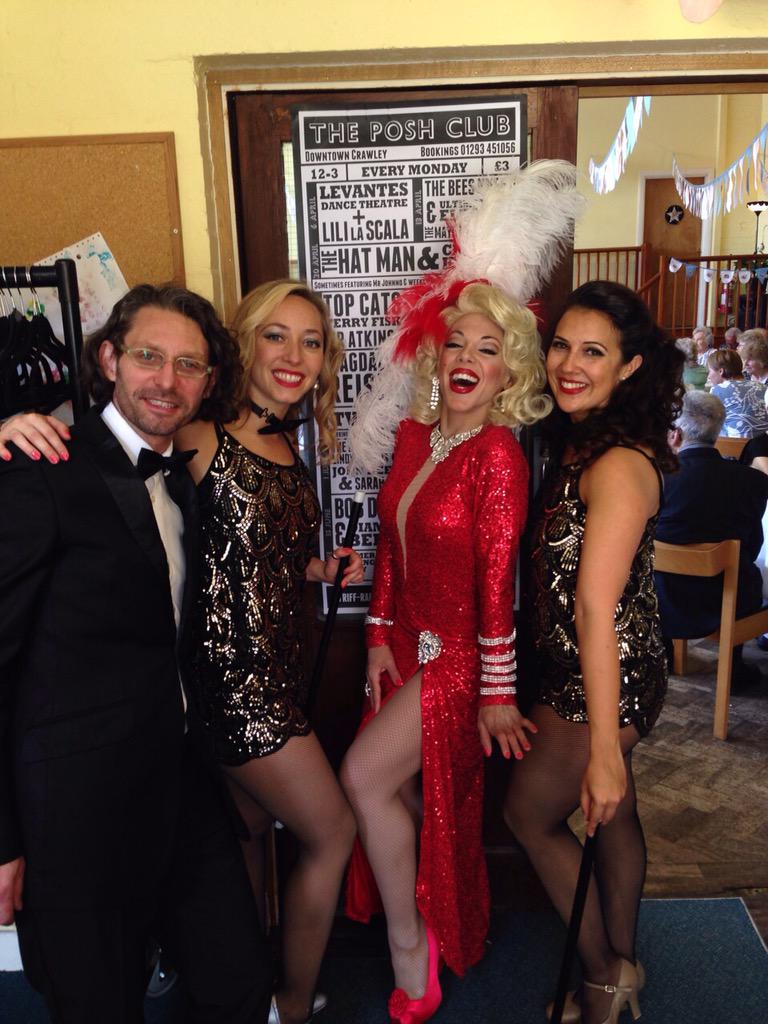 Great afternoon performing with @duckielondon , @diamondbelles @alliehochee #ThePoshClub x