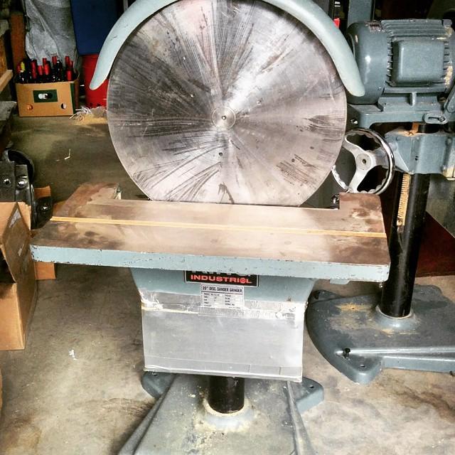 shapeandform's tweet image. Next up for sale.  2 x 20&quot; disc sander/grinders.  #shapeandform #wood #woodworking #woodwork #woodlife  #design #ha…