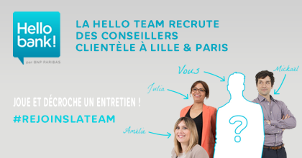 Etudiant(e) à <a href="/univ_paris13/">William_DeMarco</a> ? Joue le 18 juin et décroche un entretien! #RejoinslaTeam bringr.it/1FIqnwS