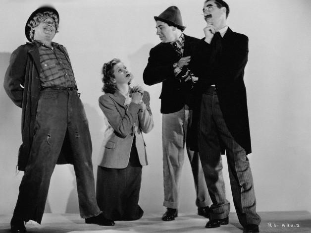 BrothersMWeb's tweet photo. Lucille Ball and the Marx Brothers http://t.co/TKi0h92JCC