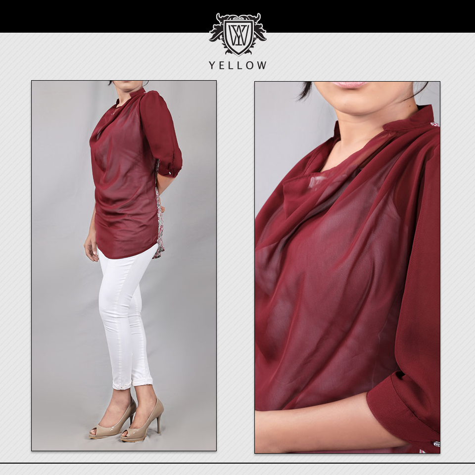 YLWClothing's tweet image. Get an elegant look in our cowl elegance top! #Yellow #YellowSU15 #fashion #womenswear