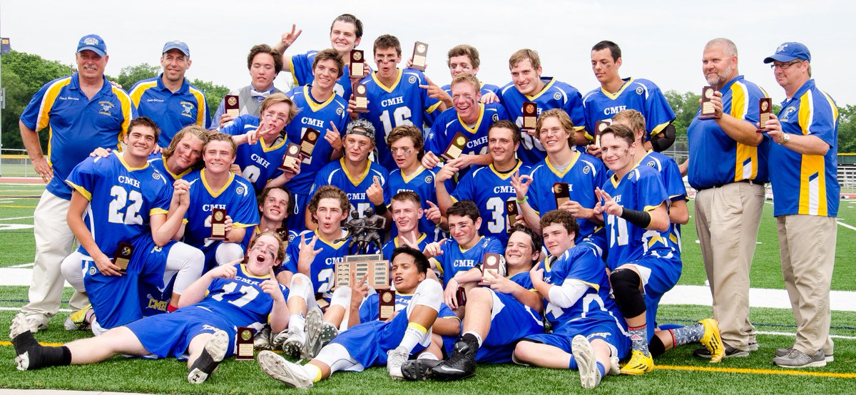 CMHCrusaders's tweet photo. Congratulations to the CMH Boys Lacrosse Team for Winning the State Championship! http://t.co/p28VNvZ29e
