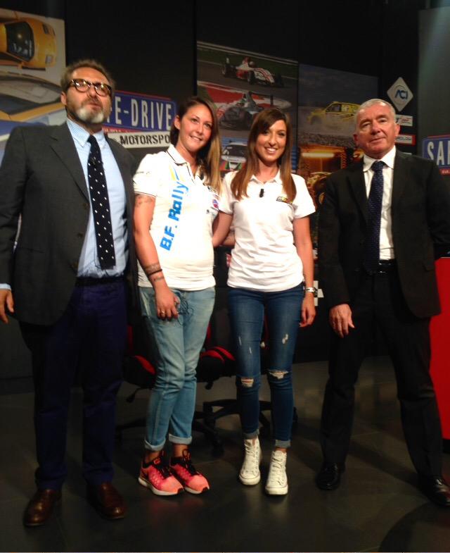 Oggi ospite al programma #SafeDriveMotorsport con Corinne Federighi e Stefano Cossetti. GRAZIE A TUTTI. #rally #CIR