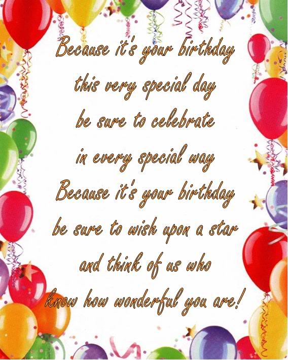  Happy Birthday!!! Hope you have a fantastic day!!! Much love!   