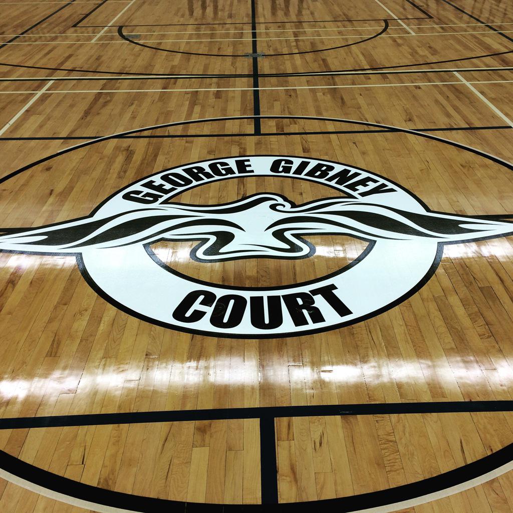 St. Hilda's floor has been dedicated to the most dedicated coach, George Gibney ❤️ <a href="/hawkchirps/">St. Hilda Hawks</a> <a href="/EdmCathSchools/">ECSD</a>