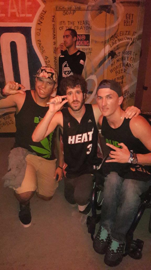 D_We11s's tweet photo. Best Buds with Lil Dicky @lildickytweets AKA #FirmHandshake Homie you killed it in St. Pete! Appreciate the pic LD http://t.co/RgUzWoKnNR