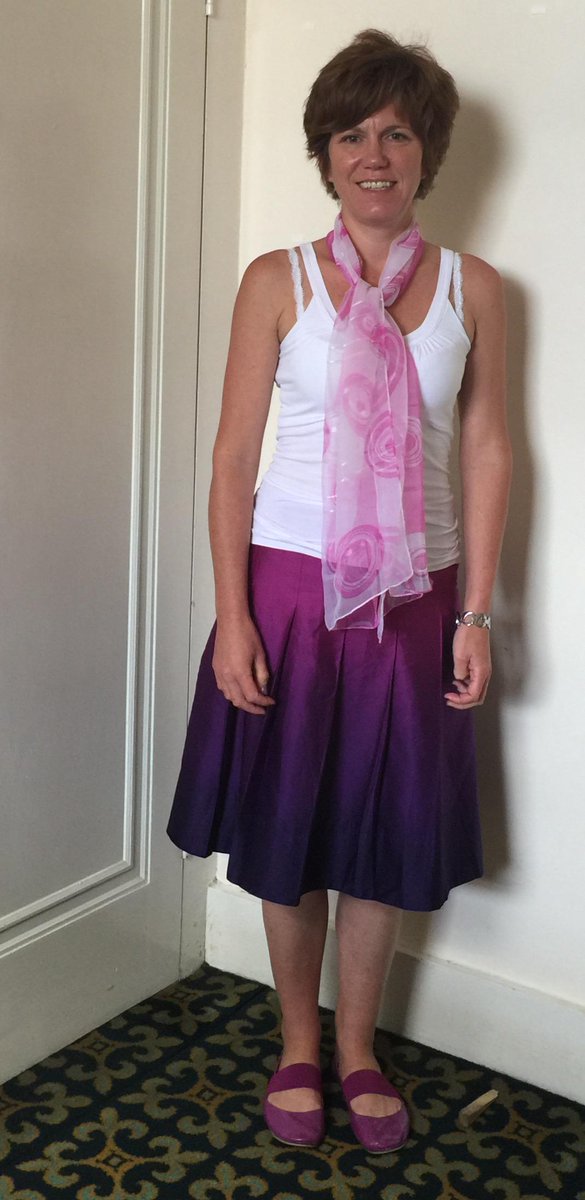 castletaunton's tweet image. @Spodro73 donned her pink &amp;amp; purple today #thinkamy