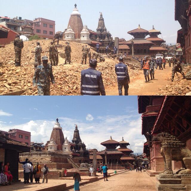 Patan Darbar Square reopens today after April 25 #NepalQuake. #VisitNepal2015