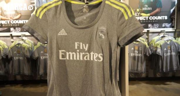 marca's tweet photo. .@MARCATV | La nueva camiseta gris y verde,sensación en el primer día de ventas del Madrid ▶ http://t.co/kAebnpOquh http://t.co/k4YOLe6t2u