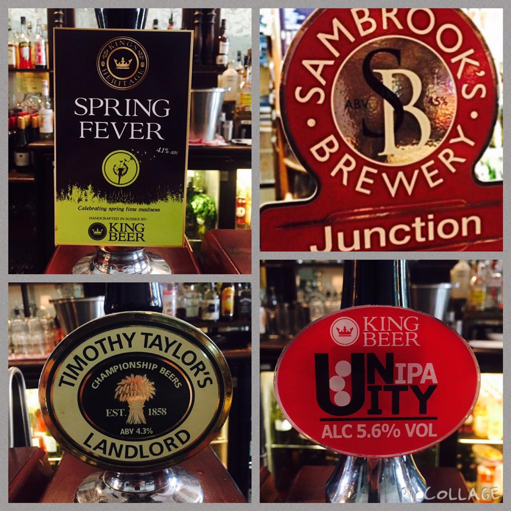 GNRTavern's tweet photo. As it's #beerdaybritain all #ales are just £2.80!! #Hornsey #beer @SambrookAle @KingBeer @TimothyTaylors http://t.co/T3b40cXsMm