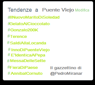 PedroMiranar's tweet photo. I principali argomenti di oggi a Puente Viejo, gentilmente offerti dal comunque! #ilsegreto 
#RT più che potete http://t.co/uLqhCTmWVQ
