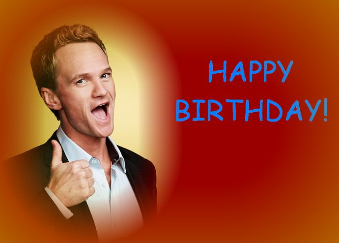 Happy Birthday to the great and spectacular Neil Patrick Harris!  