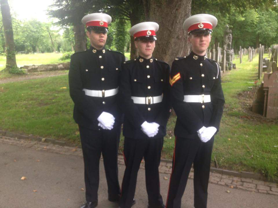 Yesterday the CO and three Marine Cadets attended a service to commemorate C/SGT John Prettyjohns VC RMLI