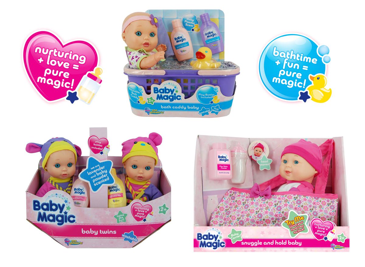 NewAdventuretoy's tweet photo. Sale Alert!!! All Baby Magic dolls are 25% off this week @ToysRUs .  nurturing plus love=pure magic. @Baby_Magic http://t.co/29NesydPHA