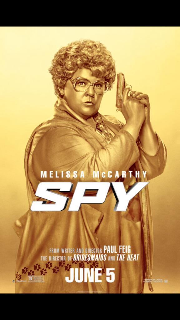 cathy831030's tweet photo. The most I have laughed !! Easily the best comedy of all time! shout out to the amazing writers! Well done!#SpyMovie http://t.co/BnKzBITYAT