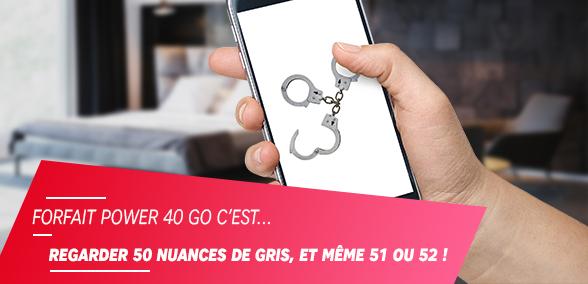 SFR's tweet photo. #Avec40GoJePeux regarder en VOD #50NuancesDeGrey, et même 51 ou 52 ! RT et tentez de gagner 1 kit mobile http://t.co/iHjJtFI6SM
