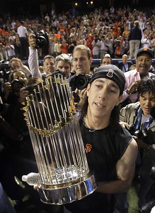 Happy 31st Bday to SF Giants Pitcher Tim Lincecum.  Never get tired of watching this guy throw a baseball. 