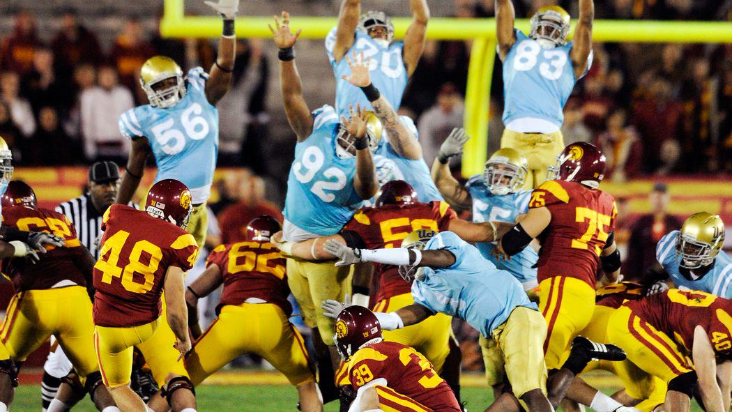 Son of UCLA star kicker to compete in first full season at USC, story by <a href="/MarissaDeutsch/">Marissa Deutsch</a> sbnation.com/e/8546540?utm_…