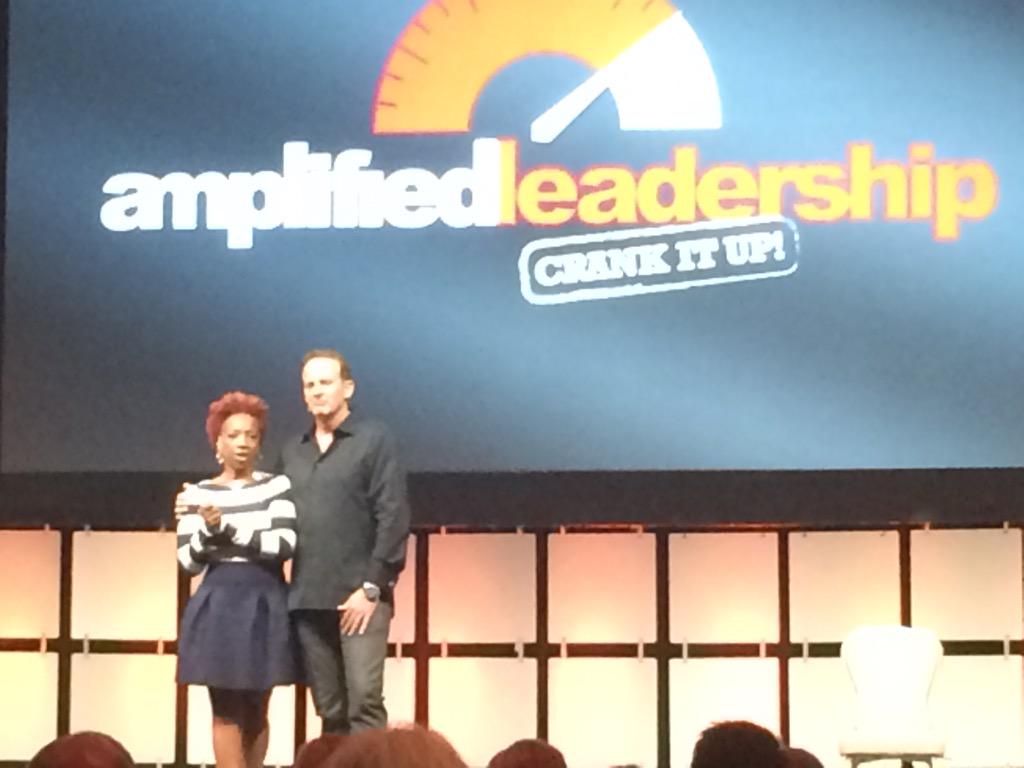 AmpdNM's tweet photo. RT @susanwbaldwin: Lisa Nichols is BACK... Getting ready to STIR MY SOUL! #amplifiedliving  #crankitup http://t.co/pJ1wx74DV5