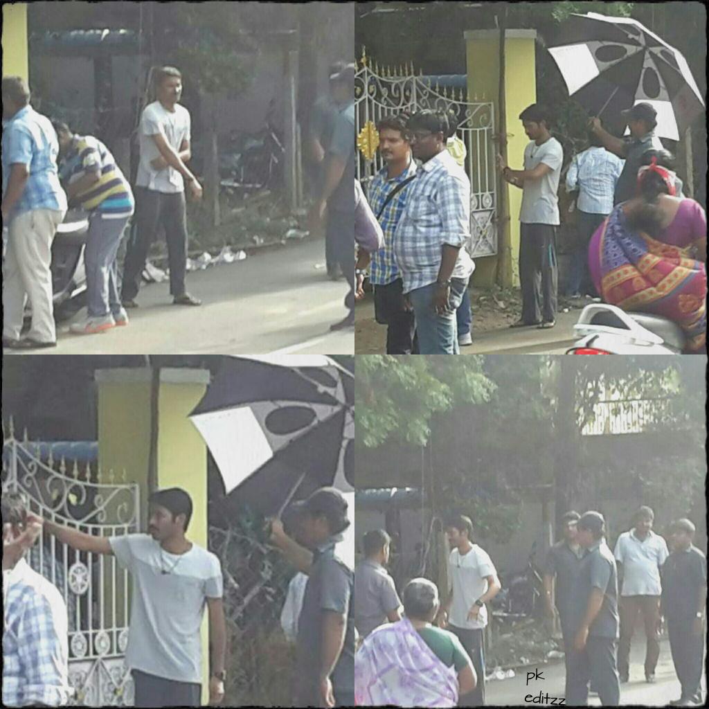 praveenvinay7's tweet photo. #vip2 shooting shot @dhanushkraja http://t.co/8xqvTj035F