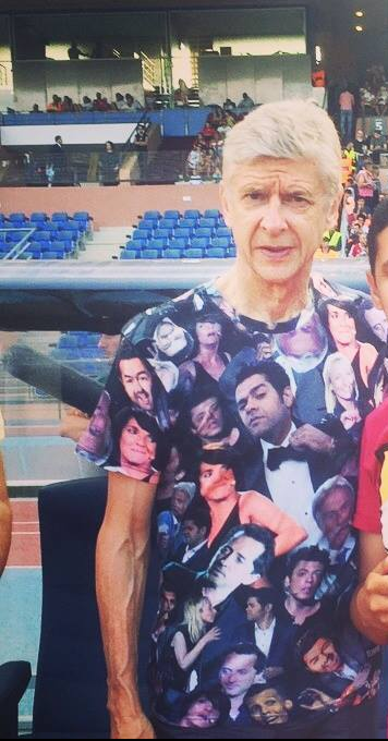 Arsene Wenger Wengers new shirt