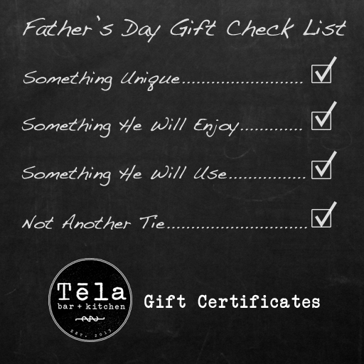 telabandk's tweet photo. Tēla gift cards make a great Father's Day gift. Only five days left to purchase! http://t.co/gtWFQUSI8k http://t.co/HPKZw20zTf