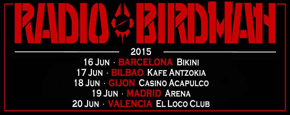 Esto nos hace más que ilusión: RADIO BIRDMAN arranca MAÑANA con una gira que les llevará a actuar en 5 ciudades