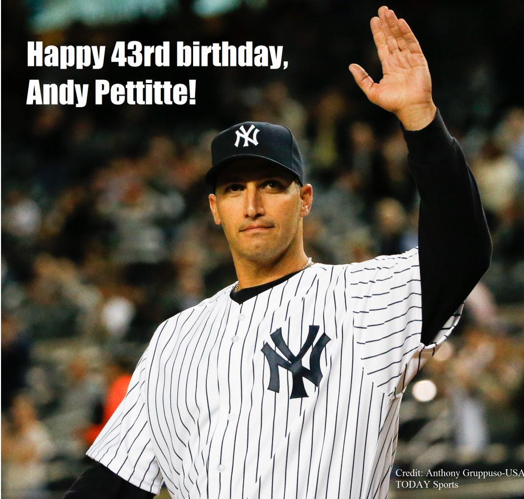 Happy 43rd birthday to one if my favorite Andy Pettitte. 