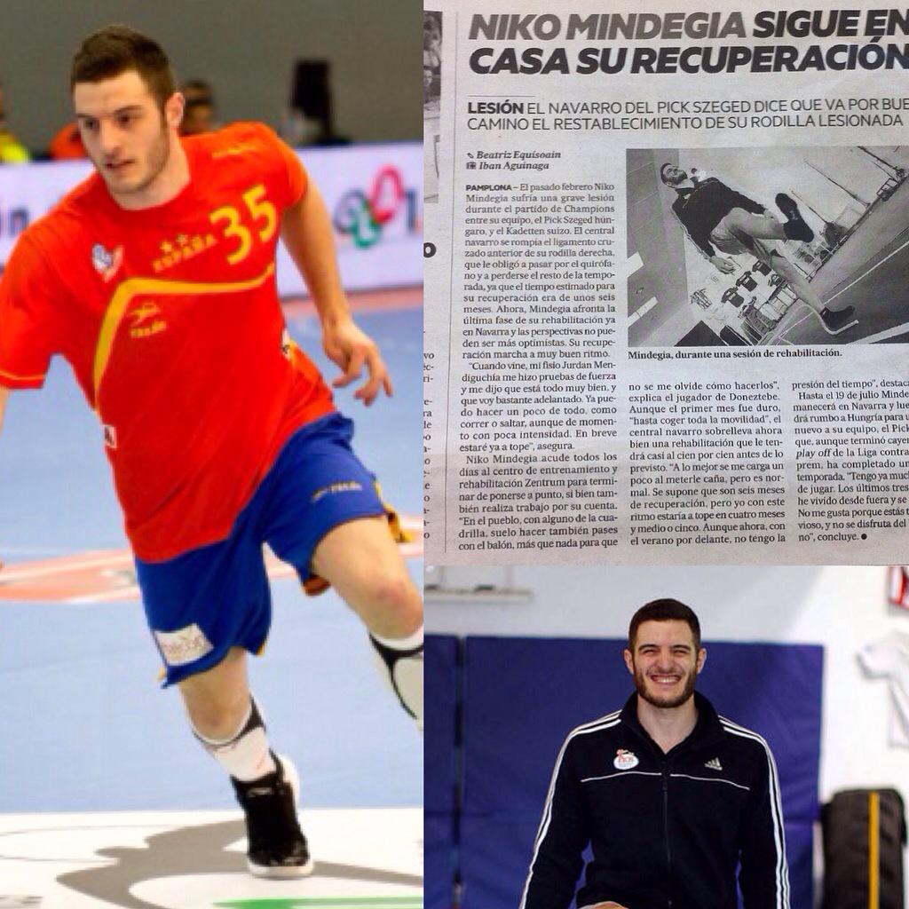zentrumsport's tweet photo. Una vez más en los medios. Niko Mindegia se recupera en Zentrum. #deportistazentrum http://t.co/rqU79mu7on