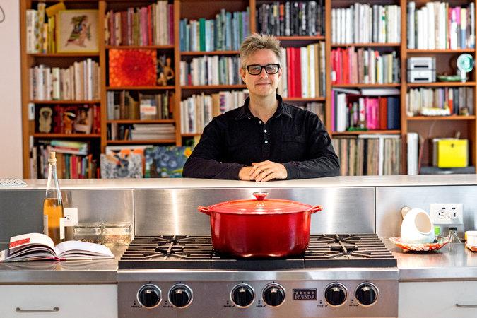 mouthfoods's tweet photo. In our CEO @kanarick’s kitchen, his red dutch oven reigns supreme – http://t.co/btuRlhWBQL @nytimes photo:@smoothdude http://t.co/cUL72fcZOn