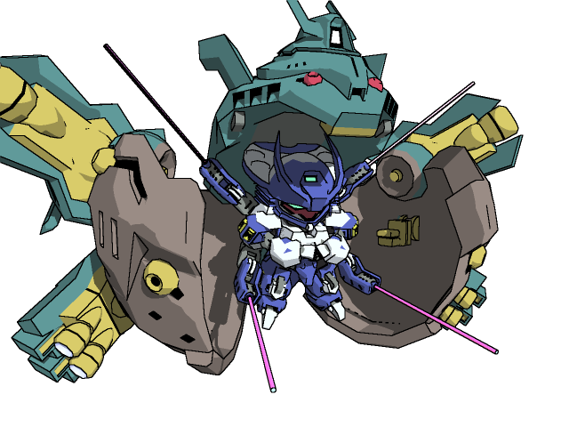 mecha robot no humans chibi weapon white background holding  illustration images