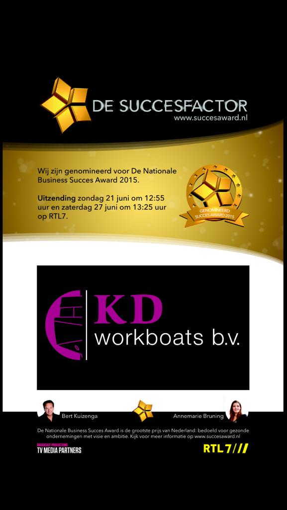 Vandaag opnames gedraaid voor de #succesfactor #kdworkboats  binnenkort op div. media