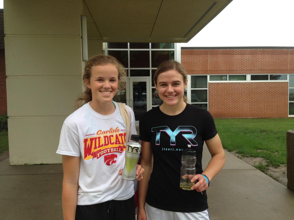 McKennaHaase's tweet photo. Early morning workouts with @JustGetMade @MahaskaBottling #TYREnduranceSport #JustGetMade http://t.co/4HOt3VIFYt