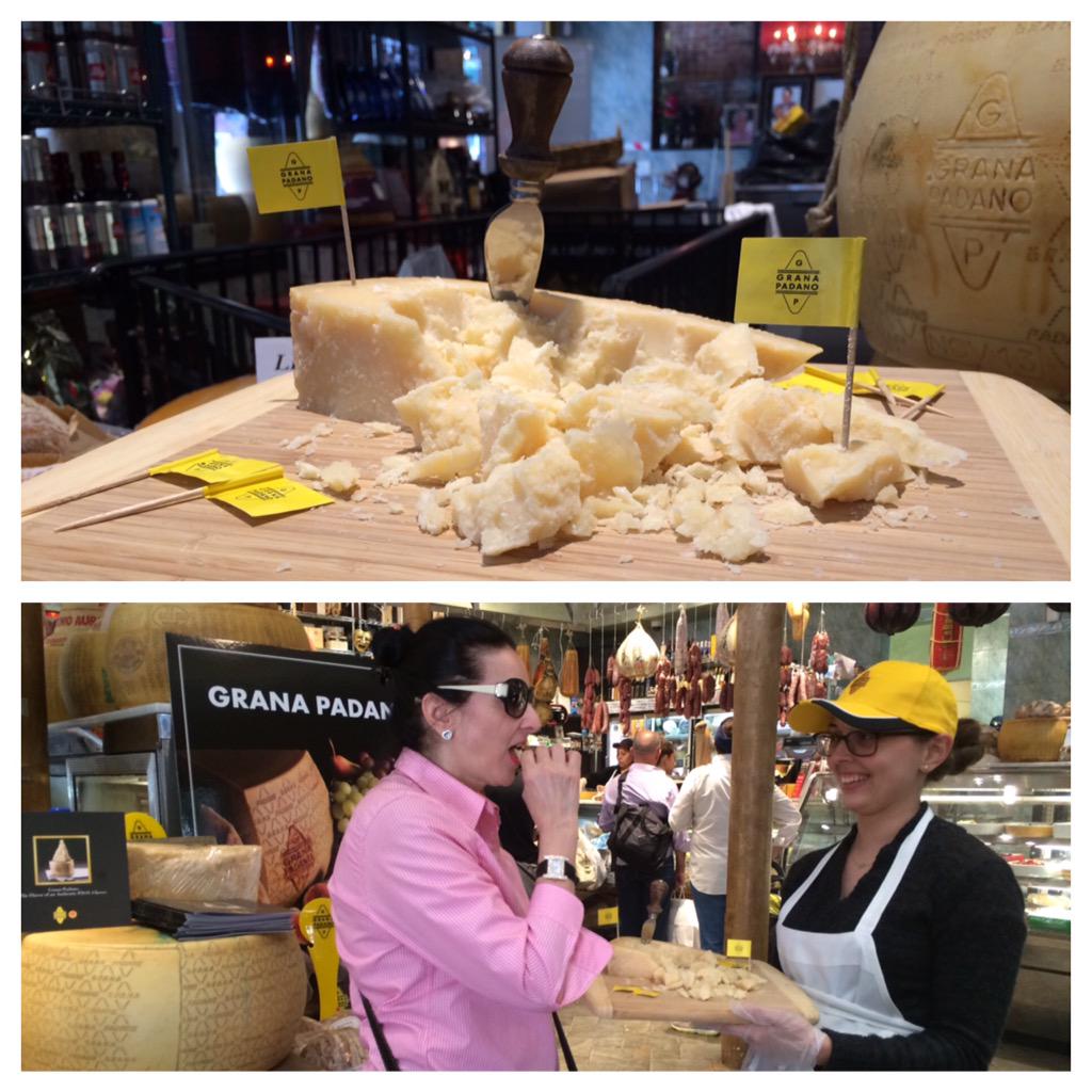 This past #Saturday we did a #granapadano tasting. So successful join us again Saturday 6/20 between 2-4pm