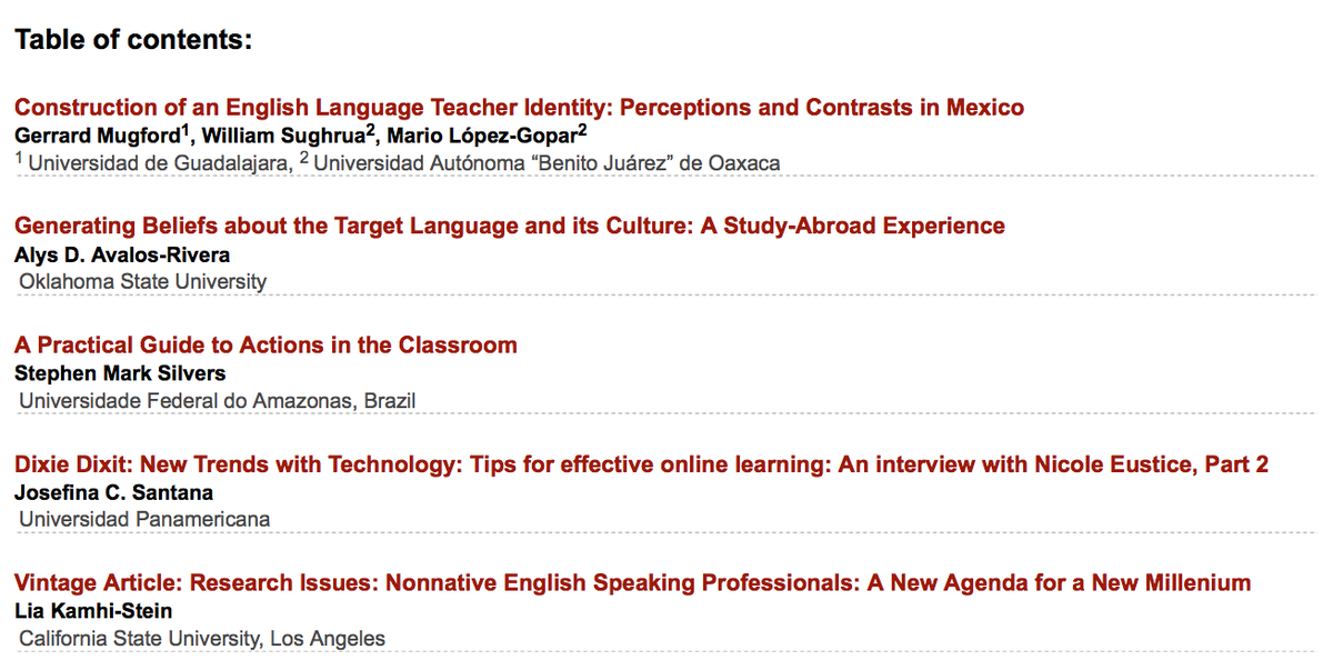 MEXTESOLJournal's tweet photo. MEXTESOL Journal (a free, open-access, ELT Journal), V39, N2 has been published (http://t.co/jU4oPsX2B0). Please RT http://t.co/cznXJORAyc