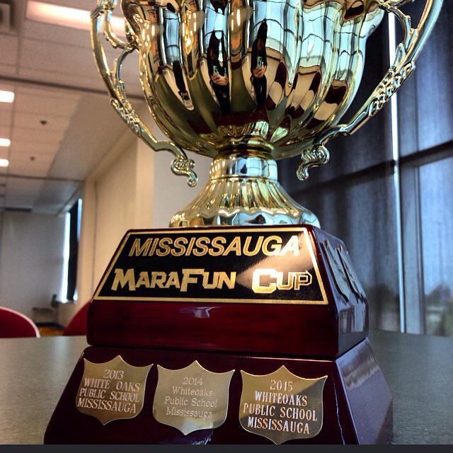 Congratulations to our friends at Whiteoaks Public School for winning the Mississauga MaraFun Cup! Way to go! 🏆
