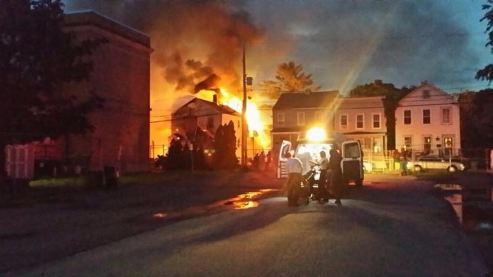RensProFF's tweet photo. Eliminating 4 firefighters would reduce Rensselaer's career fire force by 25% and put lives at risk #StandUp4Safety http://t.co/9ZpaFz8fai